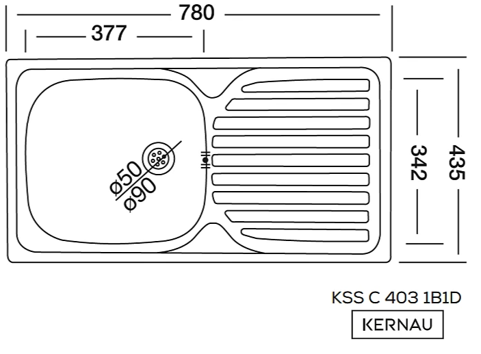 KSS C 403 1B1D Smooth